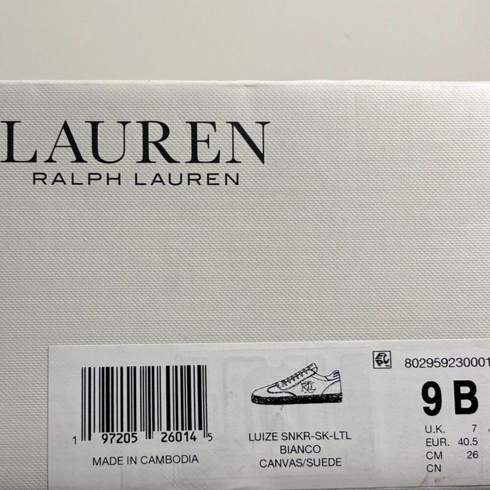 Lauren Ralph Lauren Women's Espadrille Sneakers SZ 9B  NEW - Picture 6 of 6